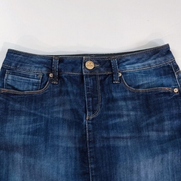 Mavi jean midi skirt denim blue women's size S - Picture 2 of 12